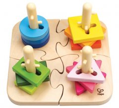 Hape - Kreatives Steckpuzzle