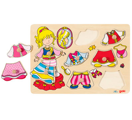 goki - Anziehpuzzle Prinzessin - zum Schließen ins Bild klicken