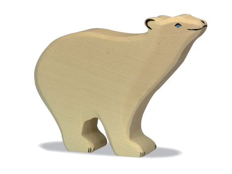 Holztiger - Eisbär - zum Schließen ins Bild klicken