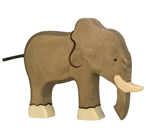 Holztiger - Elefant - zum Schließen ins Bild klicken